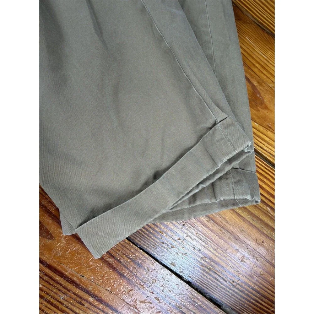 Vintage CC Filson Dress Pants Men 38x29 Beige Flat Front Business Casual